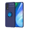 Realme 7 Kılıf Range Yüzüklü Silikon - Mavi