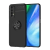 Realme 7 Uyumlu Kılıf Range Yüzüklü Silikon - Siyah