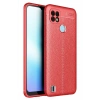 Realme C21 Uyumlu Kılıf Auto Focus Kapak - Kırmızı