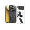 Realme C55 Kılıf Joy Lens Standlı Kapak - Siyah