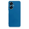 Realme C55 Uyumlu Kılıf First Silikon - Mavi