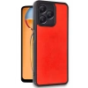 Realme Note 50 4G Kılıf Aras Deri Kapak - Kırmızı