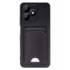 Realme Note 50 4G Kılıf Kelvin Kartvizitli Silikon - Siyah
