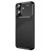 Realme Note 60 Uyumlu Kılıf Auto Focus Karbon Kapak - Siyah