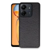 Xiaomi Redmi 13C Kılıf Aras Deri Kapak - Siyah
