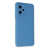 Xiaomi Redmi Note 12 5G Kılıf Nano içi Kadife Silikon - Mavi