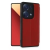 Xiaomi Redmi Note 13 Pro 4G Kılıf Flip Cover - Kırmızı