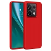 Xiaomi Redmi Note 13 Pro 5G Kılıf First Silikon - Kırmızı