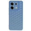 Xiaomi Redmi Note 13 Pro 5G Kılıf Petek Silikon Kapak - Mavi