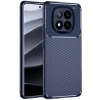 Xiaomi Redmi Note 14 Pro Plus Kılıf Auto Focus Karbon Kapak - Lacivert