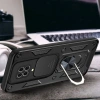 Redmi Note 9 Pro Kılıf Pars Lens Yüzüklü Silikon - Yeşil