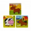 S00002907 PUZZLE ANIMALS 9 PCS 3 AST