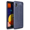 Samsung Galaxy A01 Core Uyumlu Kılıf Auto Focus Kapak - Lacivert