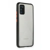 Samsung Galaxy A02S Uyumlu Kılıf Miami Şeffaf Silikon - Siyah