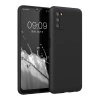 Samsung Galaxy A03S Uyumlu Kılıf First Silikon - Siyah