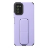 Samsung Galaxy A03S Uyumlu Kılıf Mega Standlı Silikon - Lila
