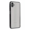 Samsung Galaxy A04 Uyumlu Kılıf Lensli Silikon - Siyah
