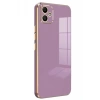 Samsung Galaxy A05 Uyumlu Kılıf Volet Silikon - Mor
