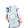 Samsung Galaxy A06 Joke Simli Magneticsafe Kılıf - Mavi