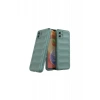 Samsung Galaxy A06 Kılıf Optimum Silikon - Koyu Yeşil