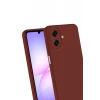 Samsung Galaxy A07 4G Uyumlu First Silikon - Bordo