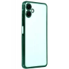 Samsung Galaxy A07 4G Uyumlu Lensli Silikon - Yeşil