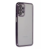 Samsung Galaxy A23 4G Uyumlu Kılıf Lensli Silikon - Mor