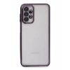 Samsung Galaxy A23 4G Uyumlu Kılıf Lensli Silikon - Mor
