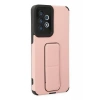 Samsung Galaxy A33 5G Uyumlu Kılıf Mega Standlı Silikon - Pudra