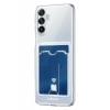 Samsung Galaxy A37 5G Uyumlu Kart Şeffaf Silikon - Şeffaf