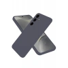 Samsung Galaxy A56 Uyumlu Kılıf First Silikon - Gri