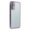 Samsung Galaxy M23 Uyumlu Kılıf Lensli Silikon - Mor