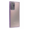Samsung Galaxy Note 20 Ultra Uyumlu Kılıf Lensli Silikon - Mor