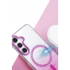 Samsung Galaxy S23 FE Uyumlu Glossy Magsafe Kapak - Mor
