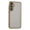 Samsung Galaxy S23 FE Uyumlu Kılıf Lensli Silikon - Gold