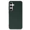 Samsung Galaxy S24 Plus Kılıf First Silikon - Koyu Yeşil