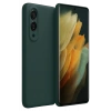 Samsung Galaxy S25 Edge First Silikon - Koyu Yeşil