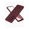Samsung Galaxy S25 Ultra Uyumlu Kılıf First Silikon - Bordo