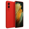 Samsung Galaxy S25 Uyumlu Edge First Silikon - Kırmızı