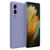 Samsung Galaxy S25 Uyumlu Edge First Silikon - Lila