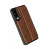 Samsung Galaxy S25 Uyumlu Edge Flip Cover - Taba