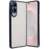Samsung Galaxy S25 Uyumlu Edge Lensli Silikon - Lacivert