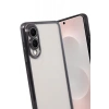 Samsung Galaxy S25 Uyumlu Edge Lensli Silikon - Siyah