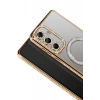 Samsung Galaxy S26 Plus Uyumlu Joke Simli Magneticsafe Kılıf - Gold