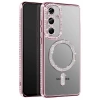 Samsung Galaxy S26 Plus Uyumlu Joke Simli Magneticsafe Kılıf - Pembe