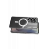 Samsung Galaxy S26 Ultra Uyumlu Magneticsafe Şeffaf Silikon - Şeffaf