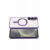 Samsung Galaxy S26 Uyumlu Kross Magneticsafe Kapak - Mor