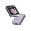 Samsung Galaxy Z Flip 5 Kılıf Magneticsafe Şeffaf Silikon - Şeffaf