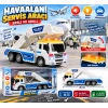 Sesli ve Işıklı Sürtmeli Havaalanı Servis Aracı