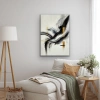 Siyah Gold Soyut Kanvas Tablo 70x100cm